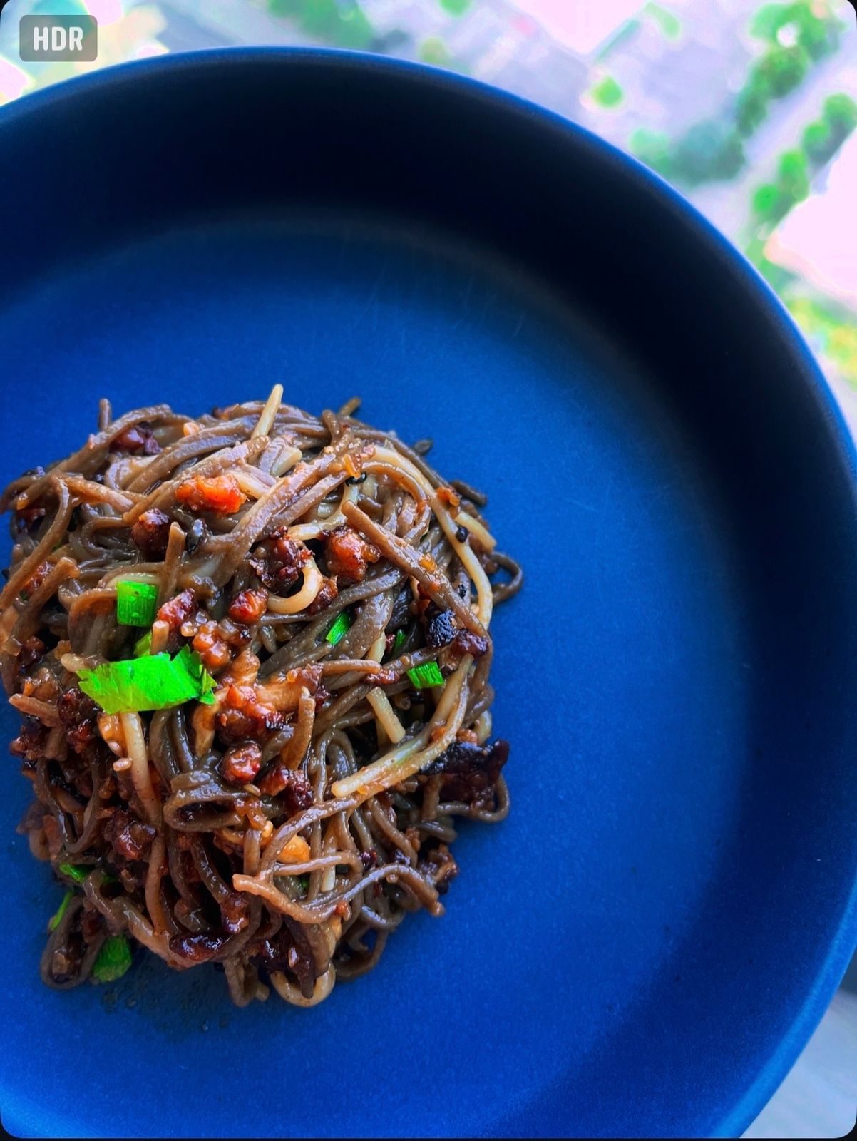 Soba noodle stir fry (vegan)