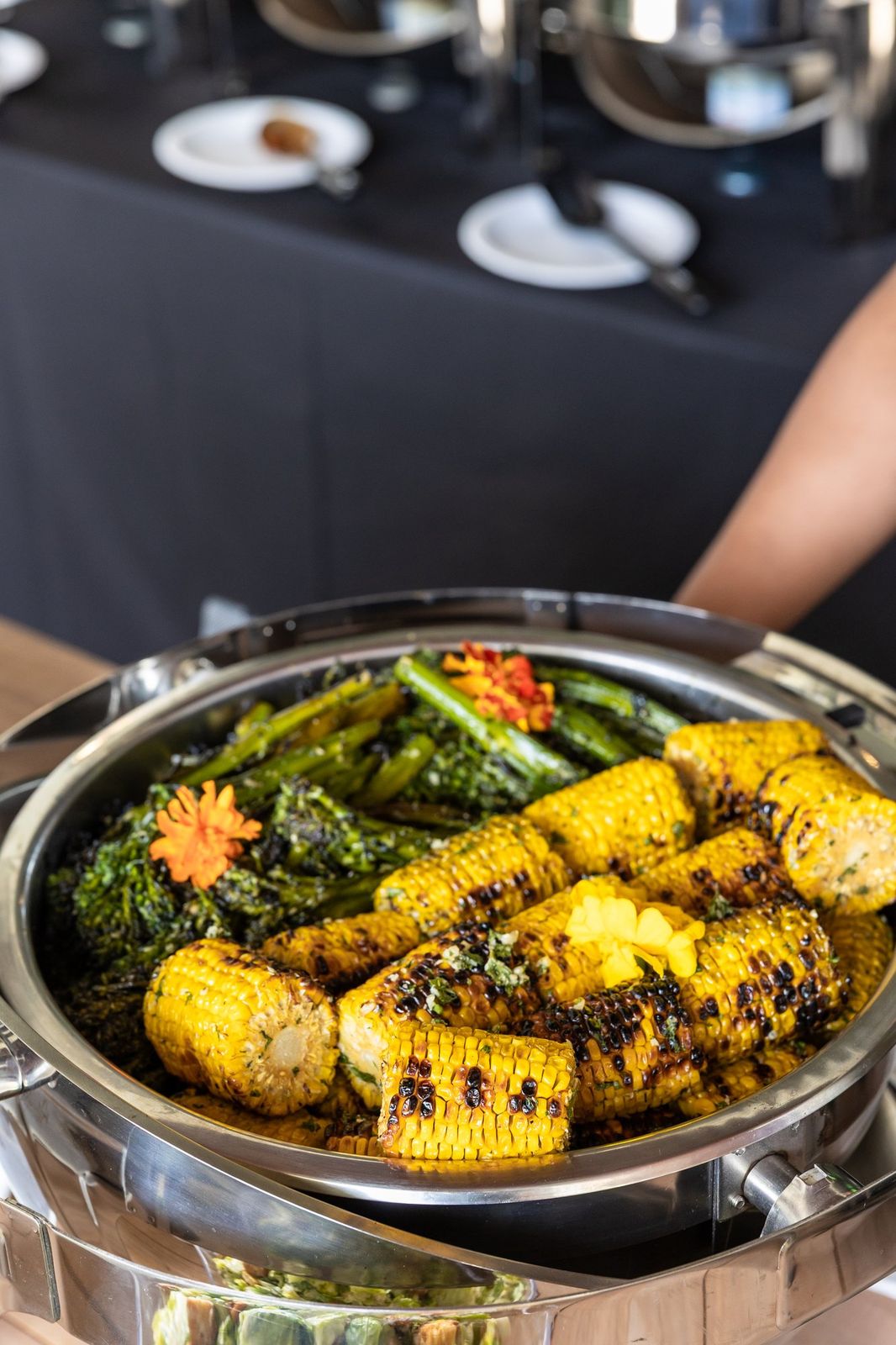 Grilled Corn & Broccolini